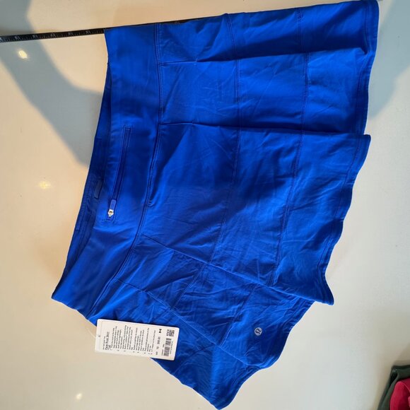 NWT lululemon Pace Rival Skirt *Tall Cerulean Blue (Size 10) - Picture 5 of 6